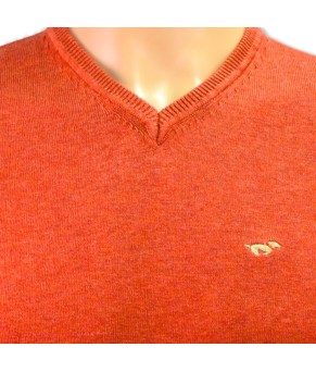 Jersey de punto cuello de pico Teckel