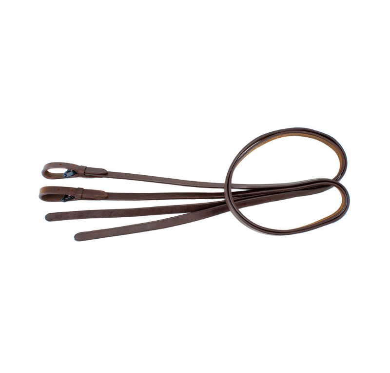 Falsa rienda vaquera de cuero Kamell