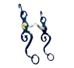 Bocado alta escuela López | Pavonado | Embocadura inoxidable