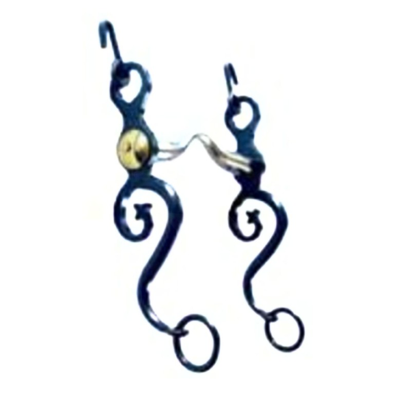 Bocado alta escuela López | Pavonado | Embocadura inoxidable