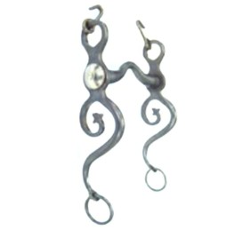 Bocado alta escuela López | Acero envejecido