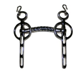 Bocado para enganche globo| Embocadura puente estriada