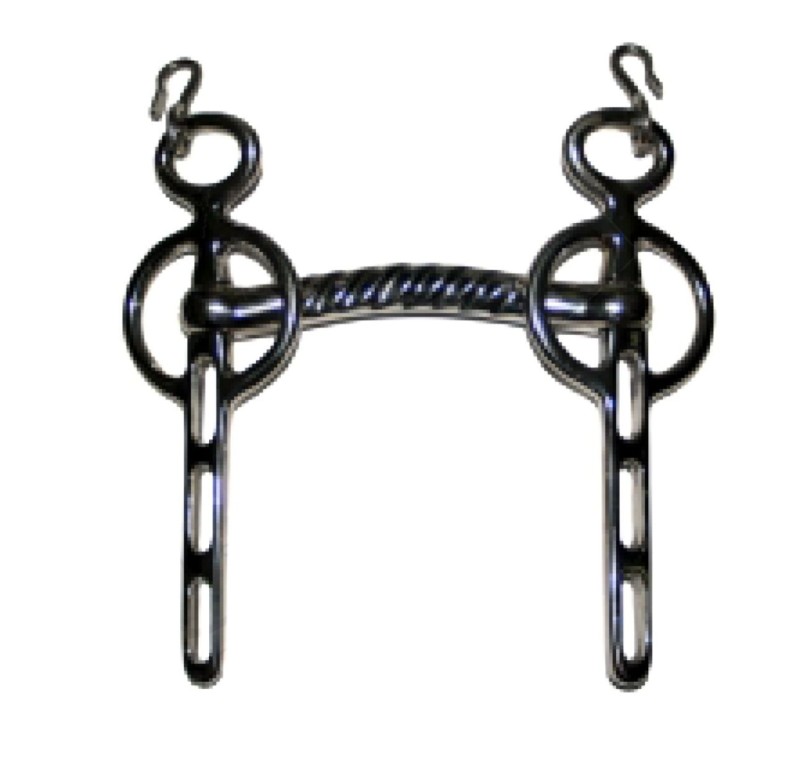 Bocado para enganche globo| Embocadura puente estriada