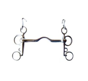 Bocado inglés pelham corto | Embocadura suave