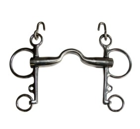 Bocado inglés pelham López | Embocadura asa caldera