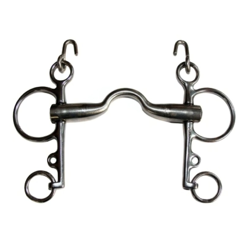 Bocado inglés pelham López | Embocadura asa caldera