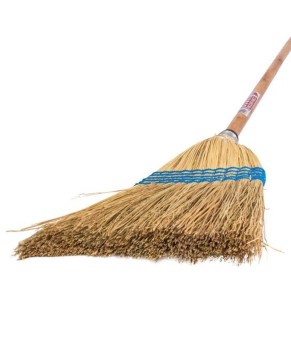 Escoba de maíz Red Gorilla con mango de madera