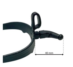 Espuela vaquera pavonada gallo vuelto de contacto