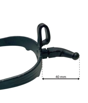 Espuela vaquera pavonada gallo vuelto de contacto