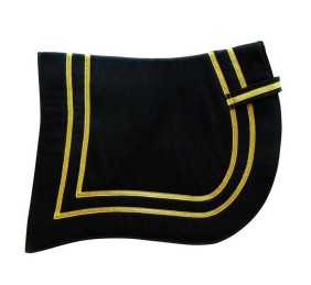 Mantilla alta escuela de paño con lana con pico