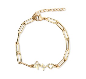 Pulsera Lily cadena dorada