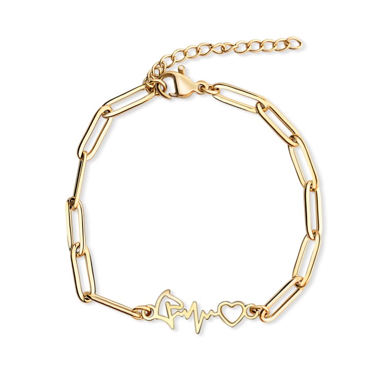 Pulsera Lily cadena dorada