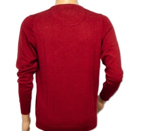 Jersey de punto cuello redondo Teckel | Burdeos (Color 09)