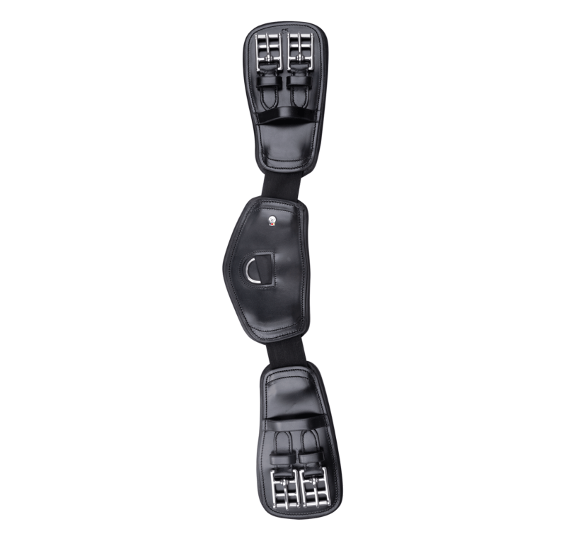 Cincha corta tipo luna, forrada con pelo