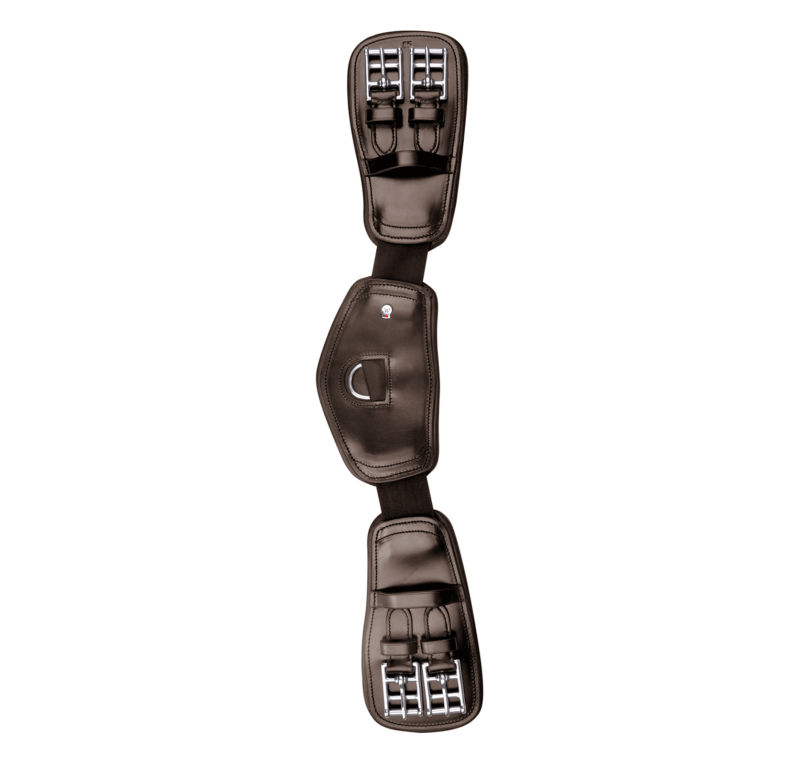 Cincha corta tipo luna, forrada con pelo