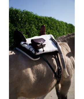 Silla de montar amazonas 'Los Nietos' | Modelo 'Centenaria' | Negra