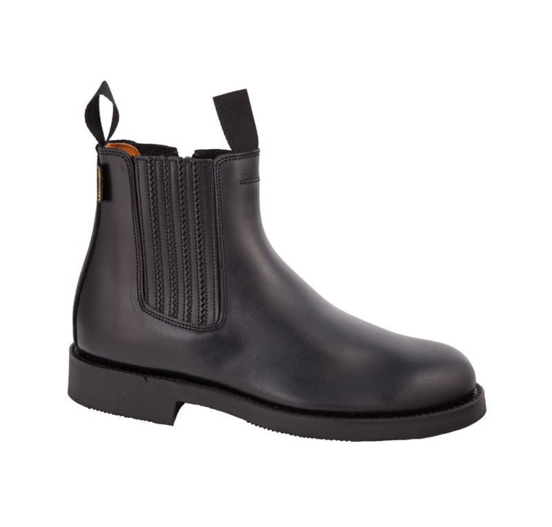 Botín 1FFC serraje con cremallera | Castaña