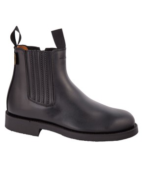 Botín 1FFC serraje con cremallera | Castaña