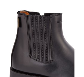 Botín 1FFC serraje con cremallera | Castaña