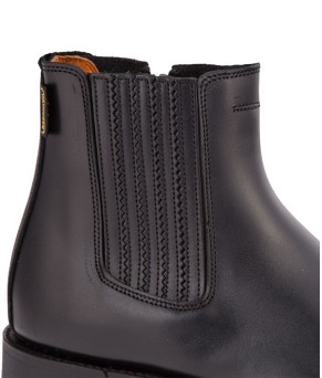 Botín 1FFC serraje con cremallera | Castaña