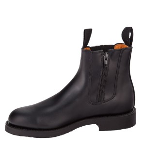 Botín 1FFC serraje con cremallera | Castaña