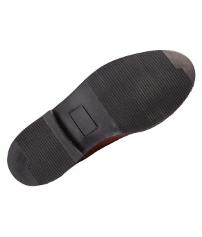 Botín 1FFC serraje con cremallera | Castaña