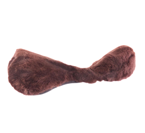 Funda para asiento de silla inglesa BR en piel de oveja