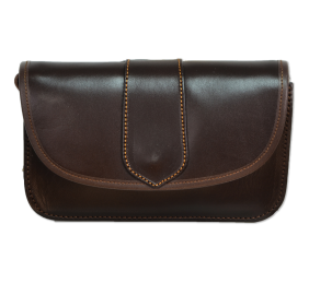 Bolsito-riñonera M-181 G Liso | Tabaco