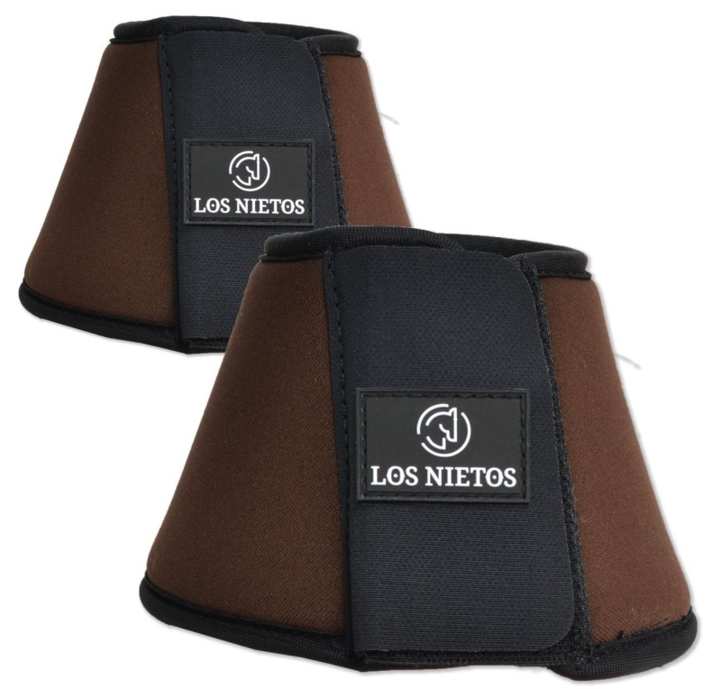 Campanas Softopren Los Nietos Dressage para caballo, set de un par
