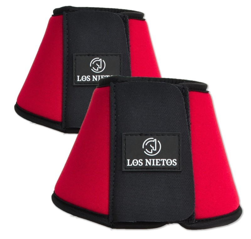 Campanas Softopren Los Nietos Dressage para caballo, set de un par