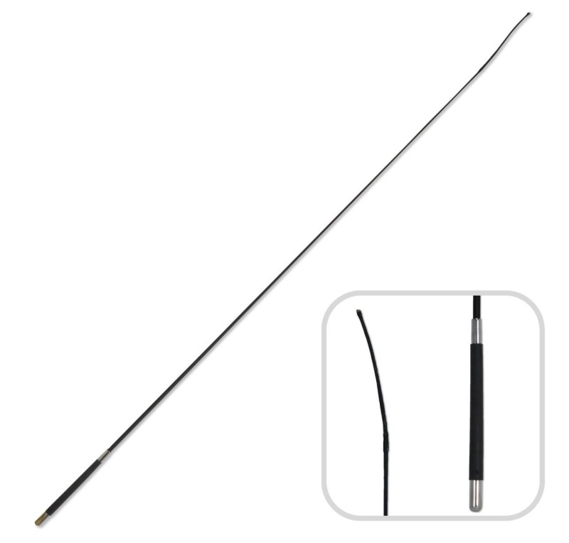 Fusta de doma puño negro 'Los Nietos Dressage' | 120 cm