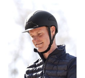 Casco de equitación H24 cromo