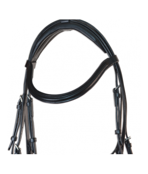 Cabezada inglesa doma 'Los Nietos Dressage' con doble rienda | Varios colores