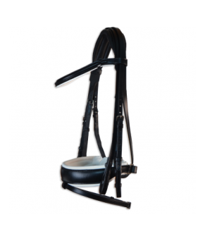 Cabezada inglesa doma 'Los Nietos Dressage' con doble rienda | Varios colores
