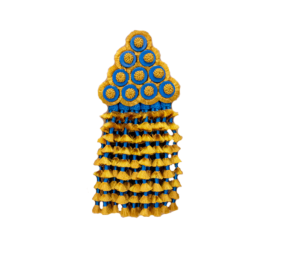 Mosquero artesano de seda premium | Oro - azul