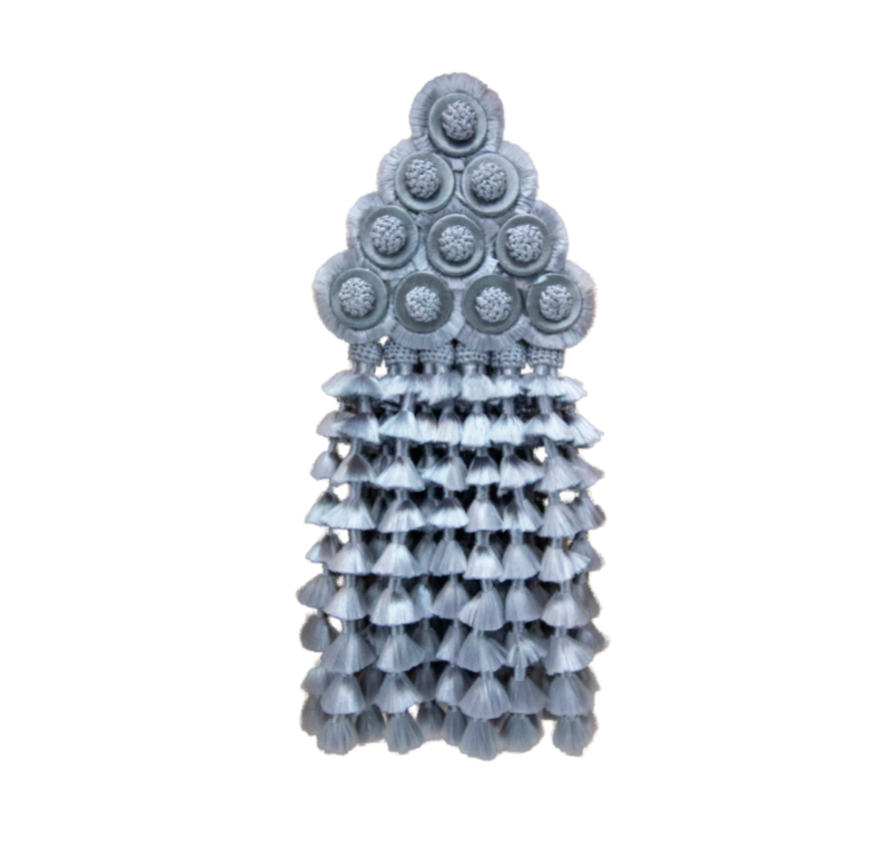 Mosquero artesano de seda premium | Plata