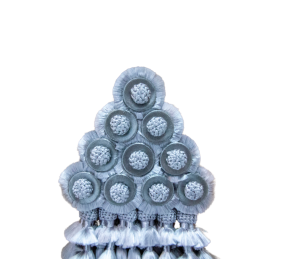 Mosquero artesano de seda premium | Plata