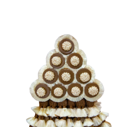 Mosquero artesano de seda premium | Beige - Marrón