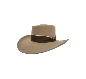 Sombrero gambler lana 180 gr con medio lazo | Nutria