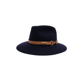 Sombrero chester de lana impermeable con trabillas Guchi