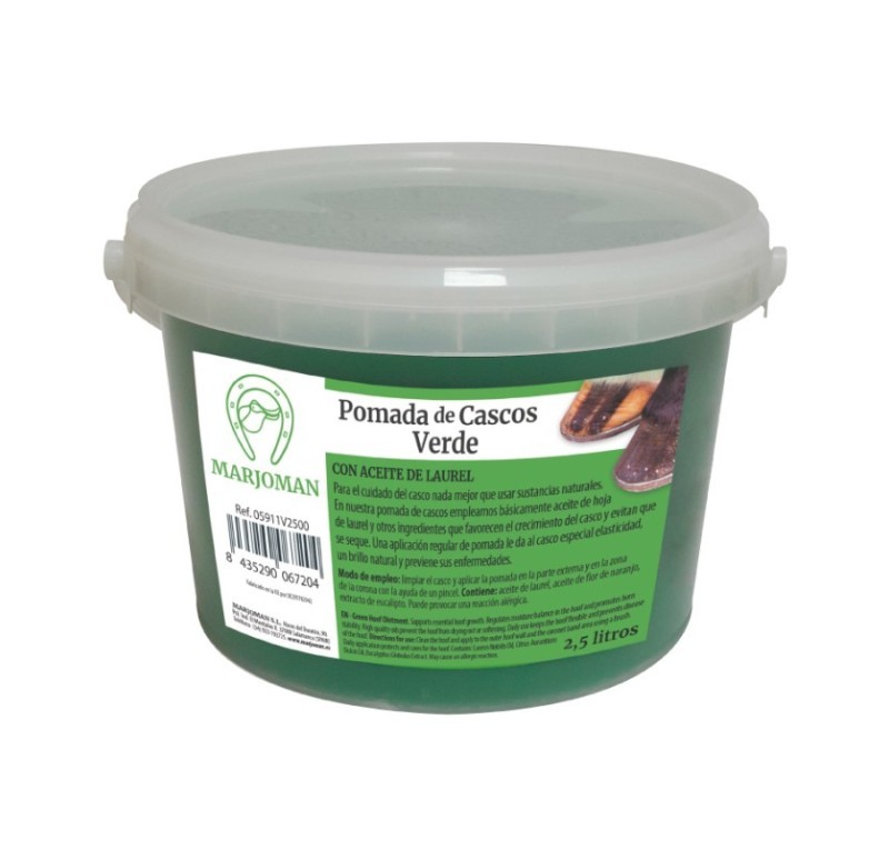 Pomada para cascos verde Marjoman | 2.5 Kg