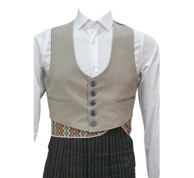 Chaqueta y chalequillo | Imitación alpaca