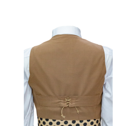 Chaqueta y chalequillo | Sarga | Mocha Mousse