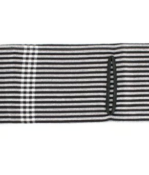 Manta estribera de algodón con bolsillo