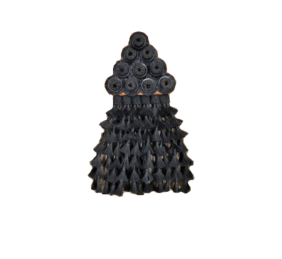 Mosquero de seda artesano premium | Negro