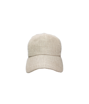 Gorra Benidorm en lino beige