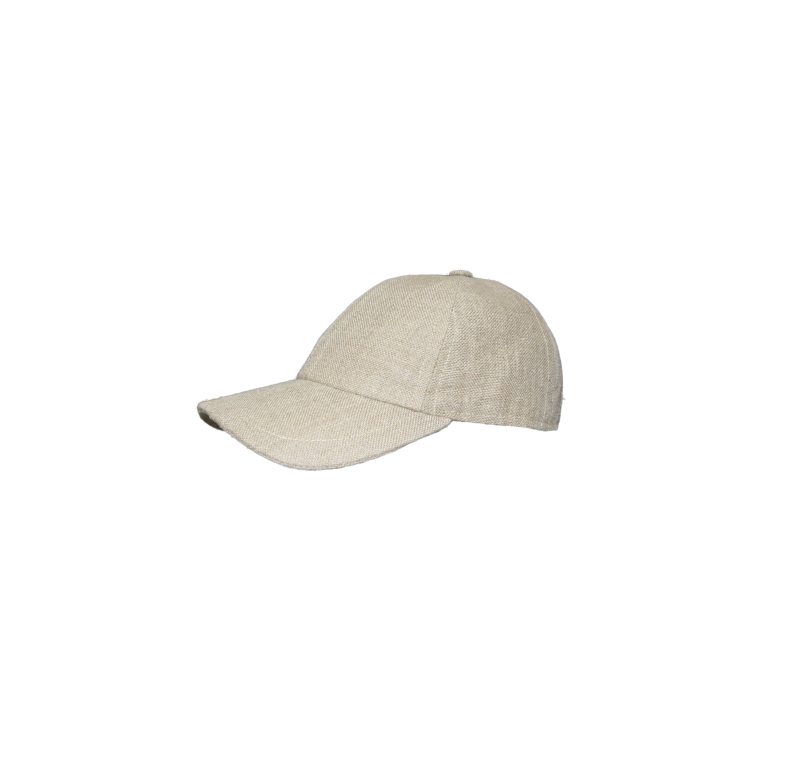 Gorra Benidorm en lino beige