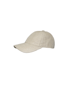 Gorra Benidorm en lino beige