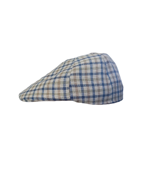 Gorra cuadros modelo Gatsby | Azul y verde