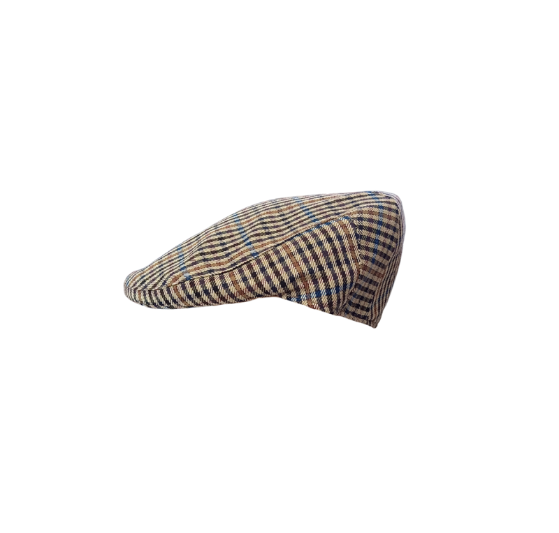 Gorra cuadros modelo Bullet | Azul y negro